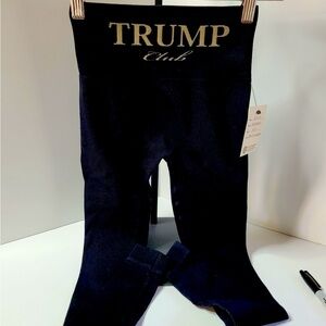 TRUMP CLUB WORKOUT YOGA EXERCISE ATHLEISURE LEGGINGS XS/S 🇺🇸